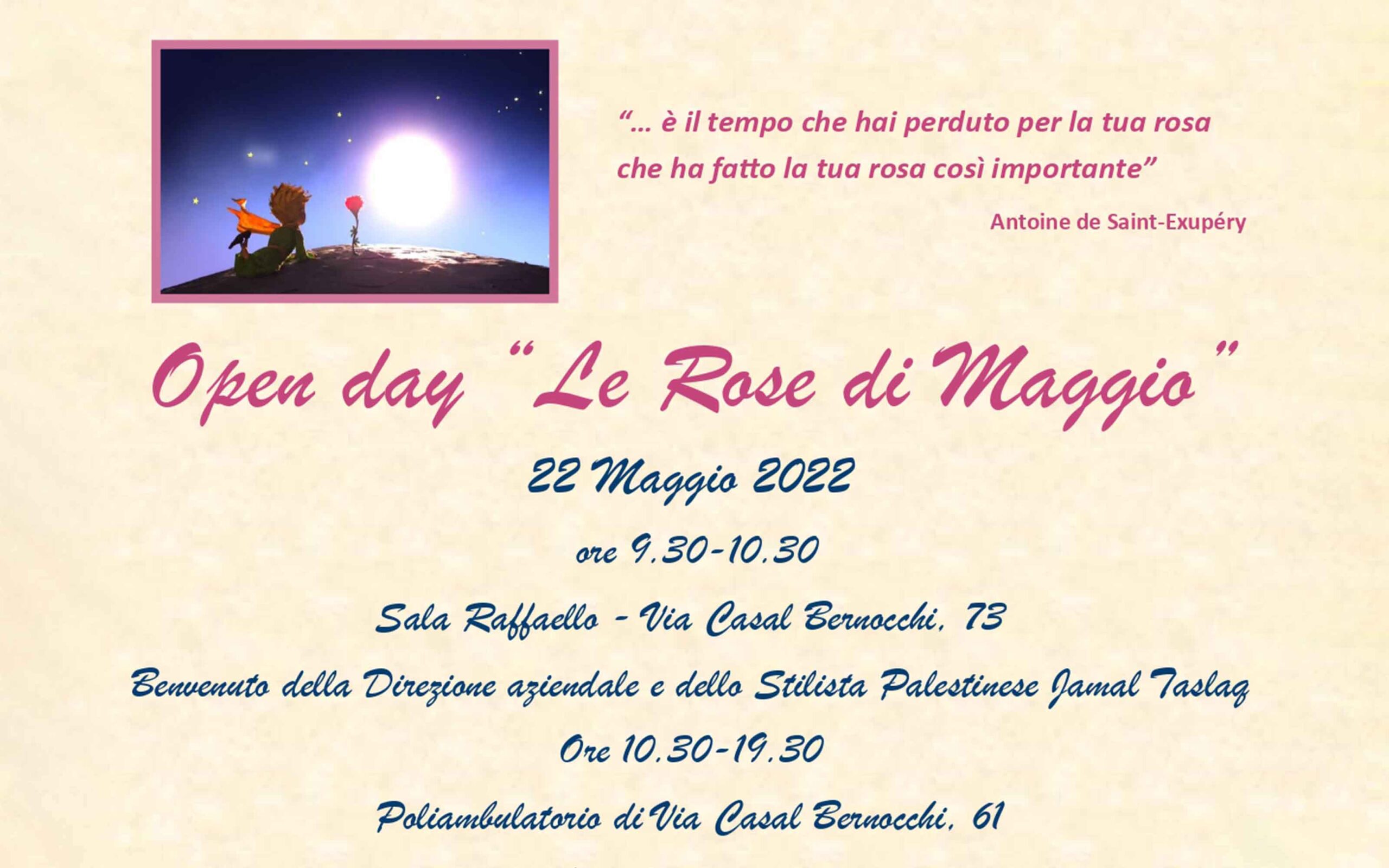Open Day “Le Rose di Maggio”