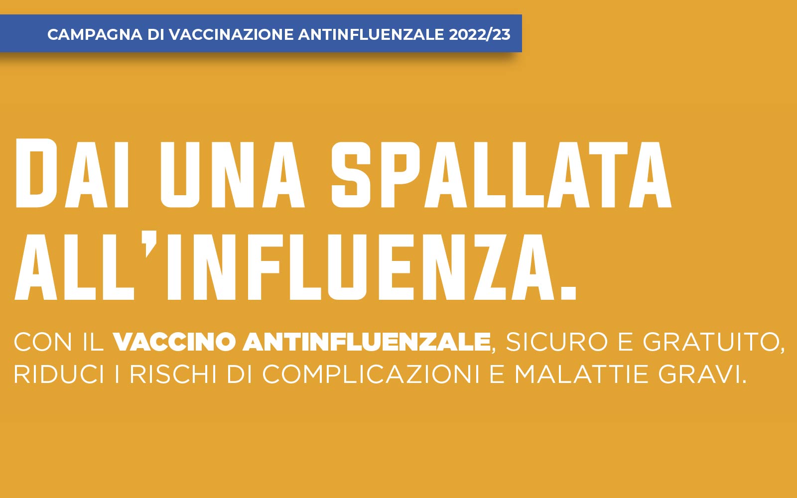 Campagna di vaccinazione antinfluenzale 2022/23