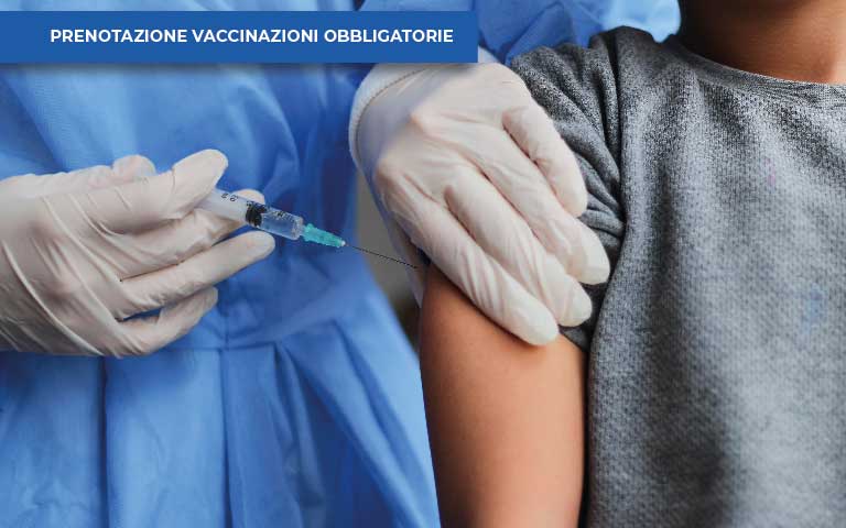 Prenotazione delle vaccinazioni obbligatorie per bambini e per adulti