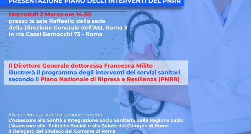 Presentazione Piano degli interventi del PNRR