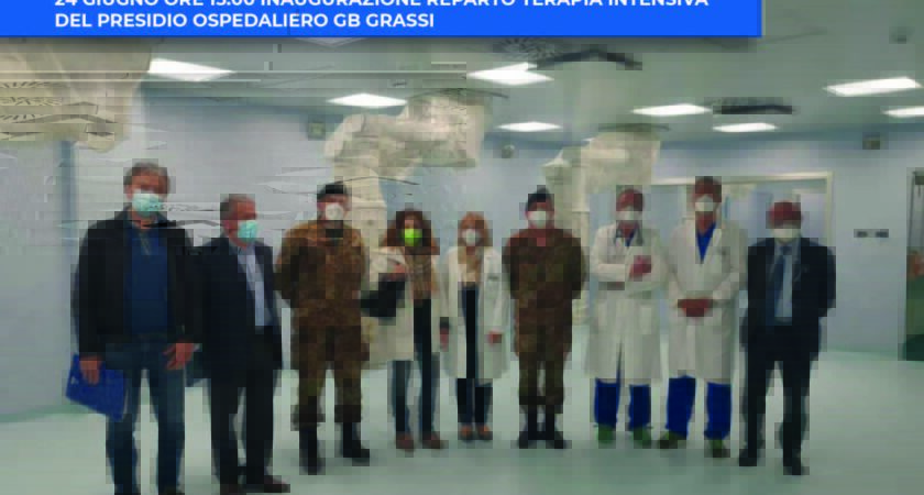 Inaugurazione reparto di Terapia Intensiva del Presidio Ospedaliero GB Grassi