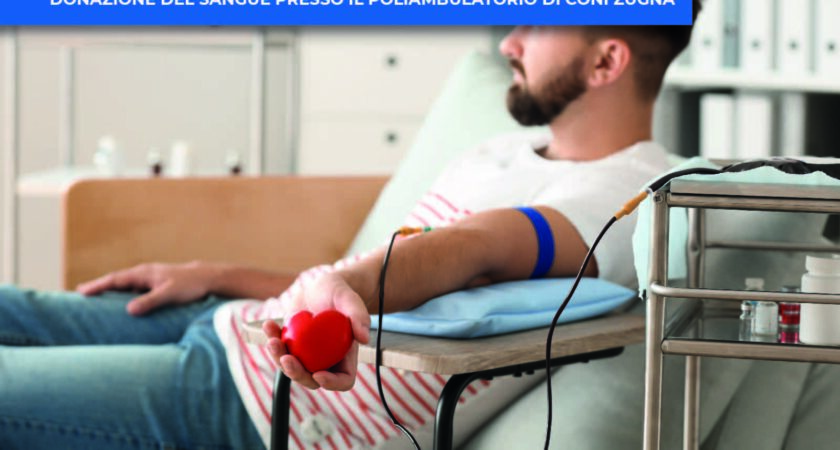 Donazione del sangue presso il poliambulatorio di Coni Zugna – Distretto Sanitario Comune di Fiumicino