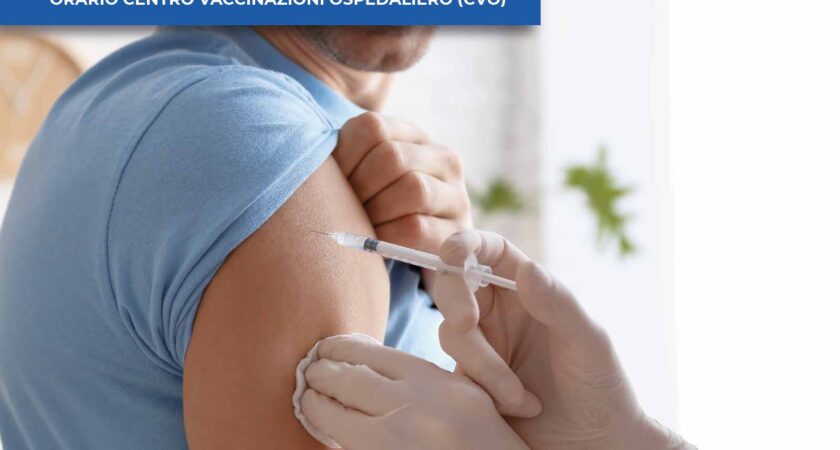 Avviso all’utenza – orario Centro Vaccinazioni Ospedaliero (CVO)