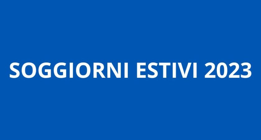 Soggiorni estivi 2023 per gli utenti diversamente abili
