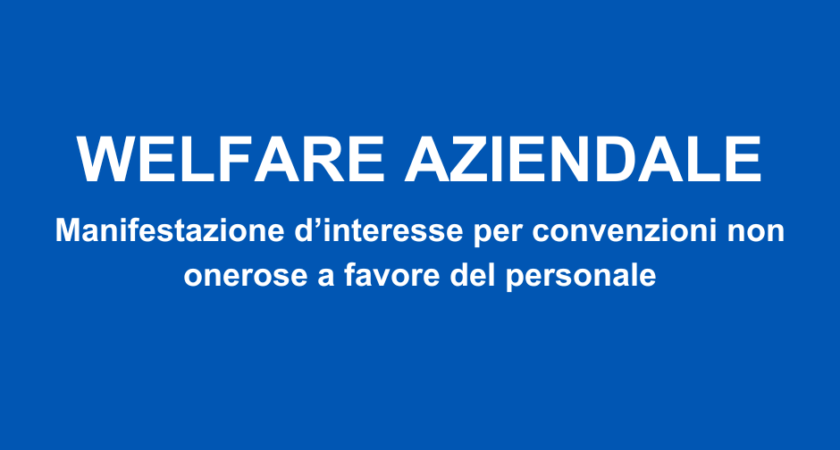 Avviso per la manifestazione di interesse per l’inserimento nell’elenco delle convenzioni non onerose a favore del personale in servizio presso la ASL Roma 3