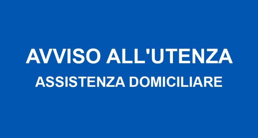 Assistenza Domiciliare: TI CURO @ CASA