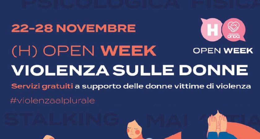 (H) OPEN WEEK CONTRO LA VIOLENZA SULLE DONNE IN ASL ROMA 3