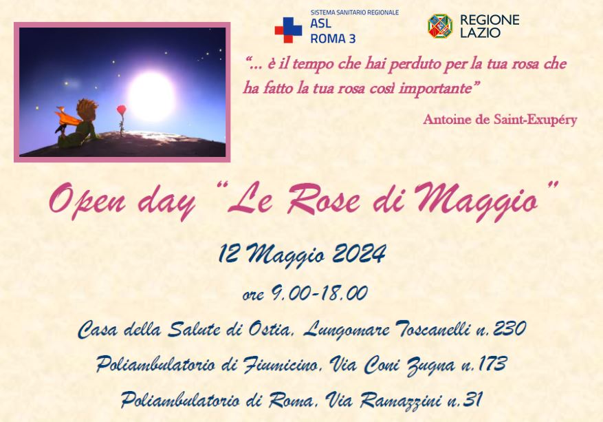 Quarta edizione  dell’open day  “Le Rose di Maggio”, domenica 12 maggio 2024