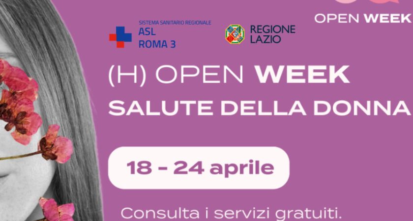 Open Week sulla Salute della Donna: dal 18 al 24 aprile