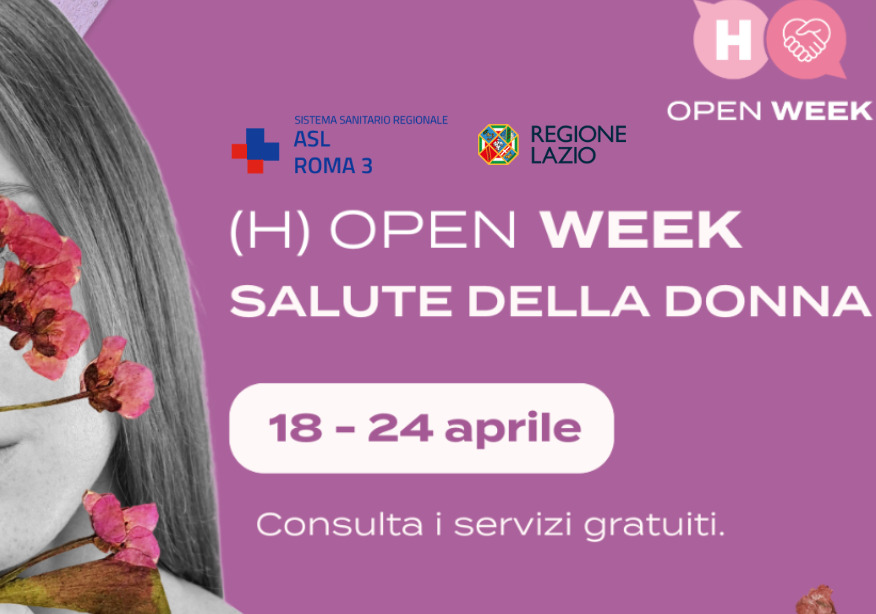 Open Week sulla Salute della Donna: dal 18 al 24 aprile