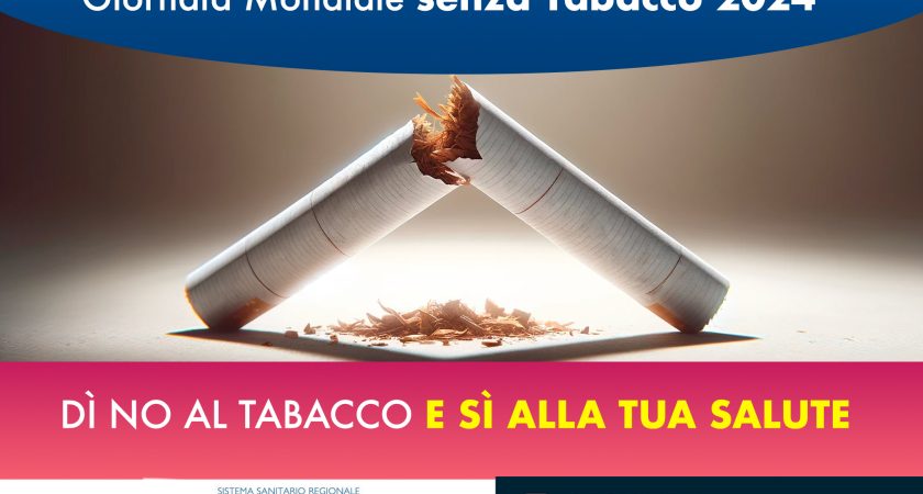 31 Maggio 2024: Giornata Mondiale senza Tabacco – No Tobacco Day 2024