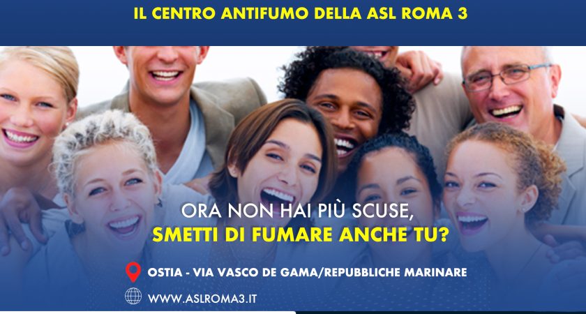APRE A OSTIA IL CENTRO ANTIFUMO DELLA ASL ROMA 3