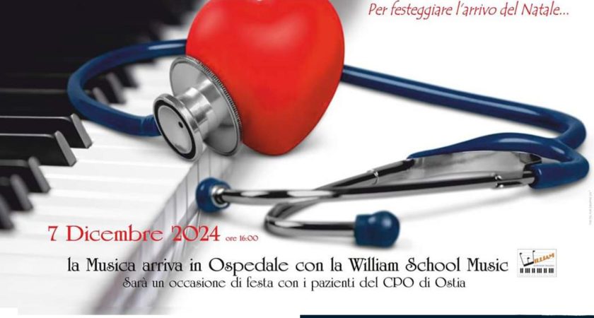 AL CPO IL 7/12 IL CONCERTO DI NATALE CON MEDICI, PAZIENTI E LA WILLIAM SCHOOL MUSIC