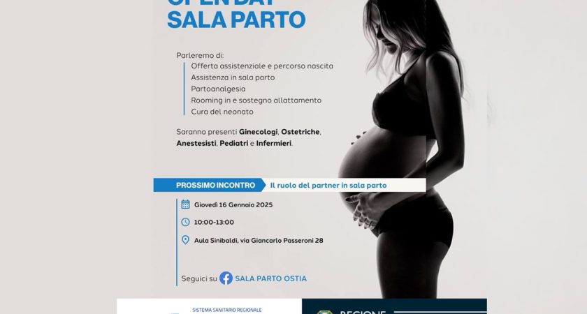 Giovedì 16 gennaio, dalle ore 10 alle 13, in Aula Sinibaldi dell’Ospedale Grassi, Ginecologi, Ostetriche, Pediatri ed Infermieri spiegheranno “Come nasce un genitore: il ruolo del partner”