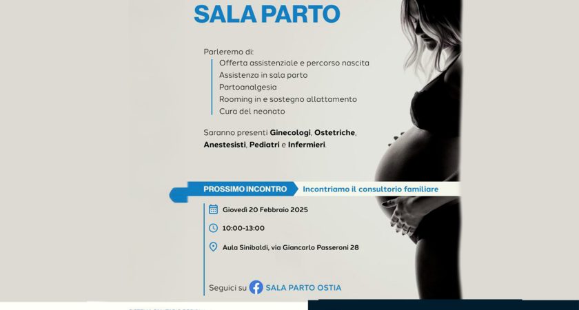 “Incontriamo il consultorio familiare” Giovedì 20 febbraio, dalle ore 10 alle 13, in Aula Sinibaldi