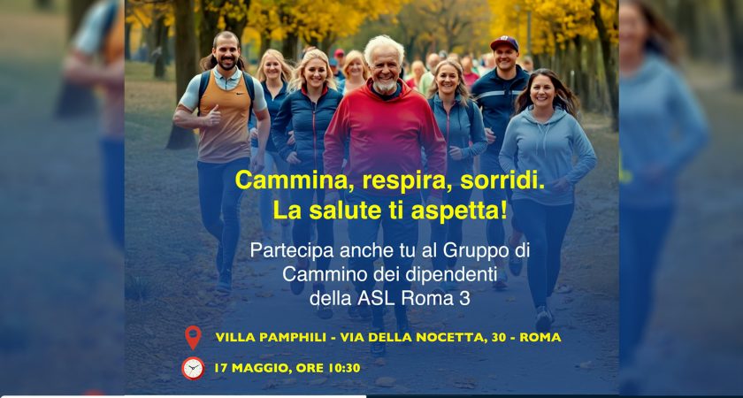 ASL Roma 3, torna il Gruppo di cammino per i dipendenti