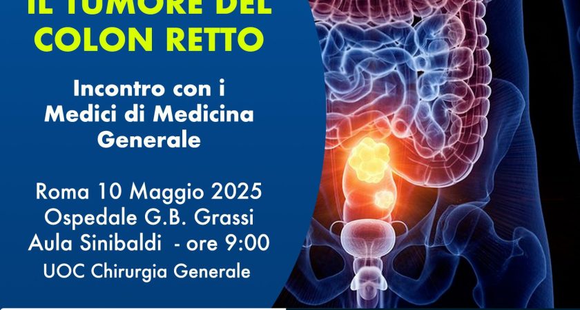 ASL Roma 3, incontro con i MMG su Tumore Colon Retto