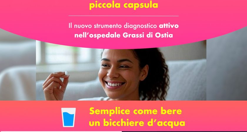 ASL Roma 3, arriva al Grassi la capsula per lo screening del colon retto