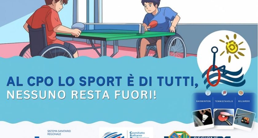 ASL Roma 3: Al CPO di Ostia al via attività sportive per persone con disabilità