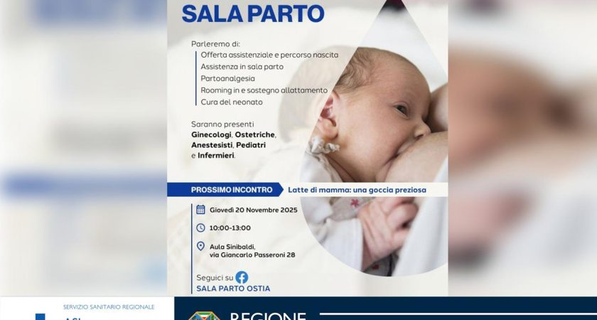 Ospedale Grassi, il 20 novembre Open Day Sala Parto con team multidisciplinare