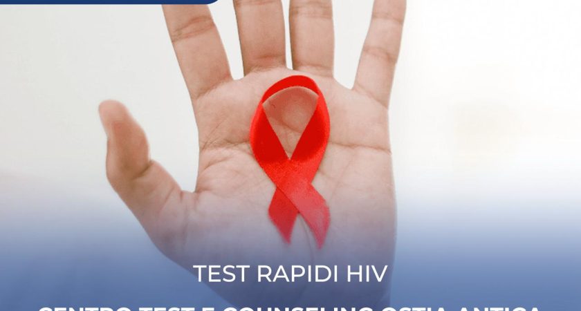 Giornata Mondiale AIDS, dal 1 al 6 dicembre test rapidi gratuiti al CTC di Ostia Antica. Risultati disponibili in pochi minuti.