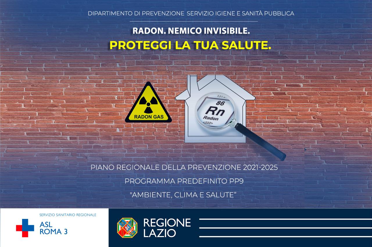 ASL Roma 3, dal Servizio Igiene e Sanità Pubblica un opuscolo per info e procedure da adottare per ridurre l’esposizione al radon