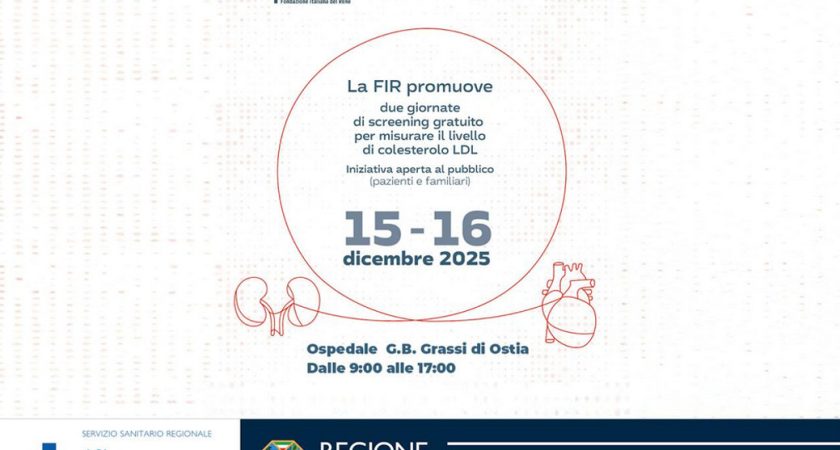 Ospedale Grassi, lunedì 15 e martedì 16 “Malattie dei reni? Teniamo a cuore i pazienti” al Day Hospital di Nefrologia