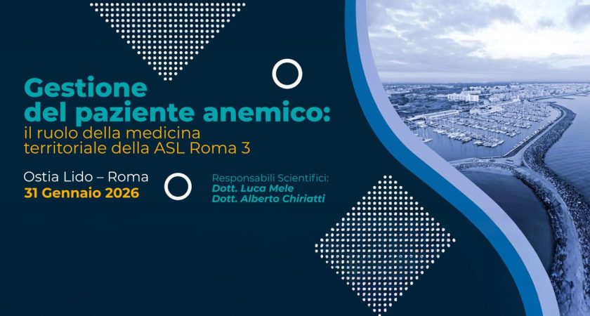 Ospedale Grassi, il 31/01 appuntamento con “Gestione del paziente anemico: il ruolo della medicina territoriale della ASL Roma 3”