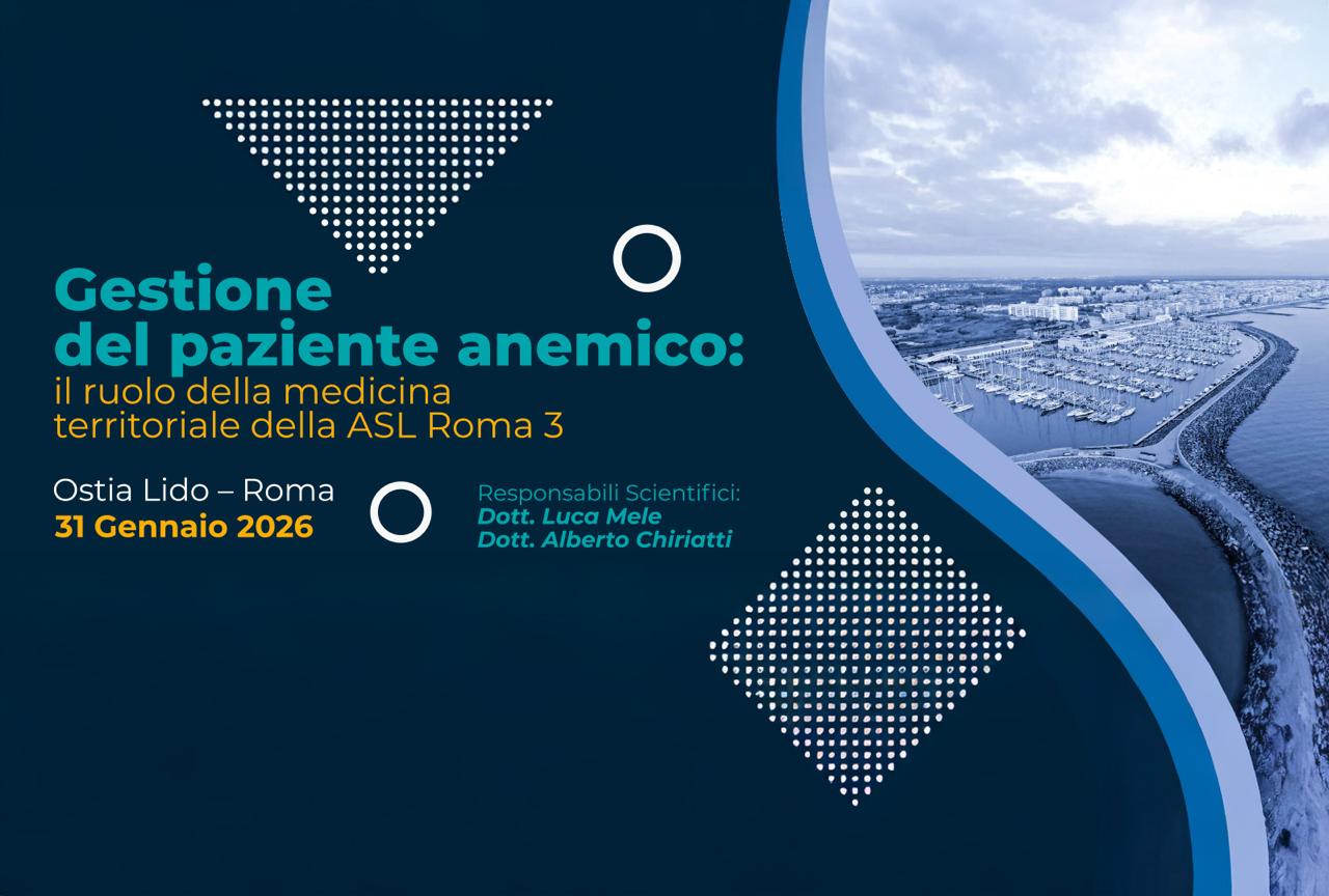Ospedale Grassi, il 31/01 appuntamento con “Gestione del paziente anemico: il ruolo della medicina territoriale della ASL Roma 3”