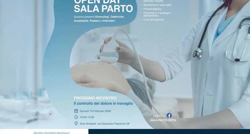 Ospedale Grassi; Giovedì 19 febbraio nuovo appuntamento con Open Day Sala Parto