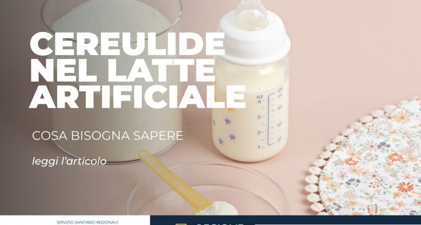 Cereulide nel latte artificiale: cosa bisogna sapere