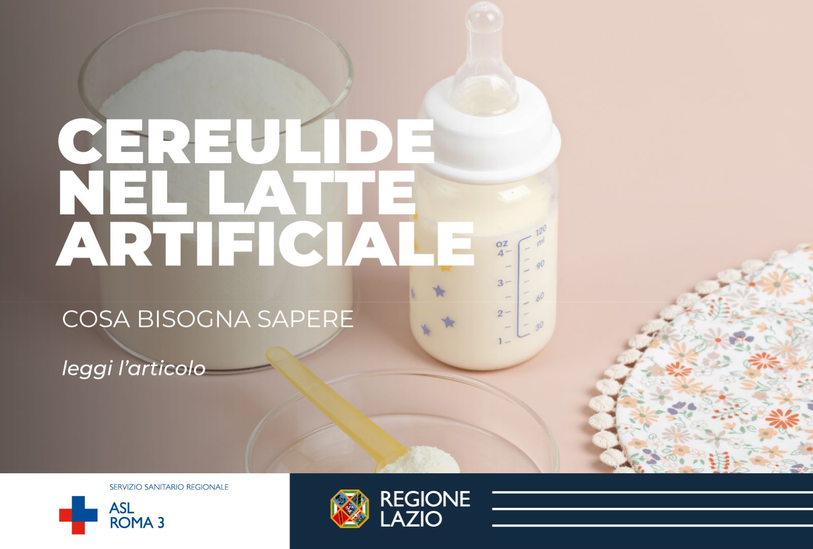 Cereulide nel latte artificiale: cosa bisogna sapere