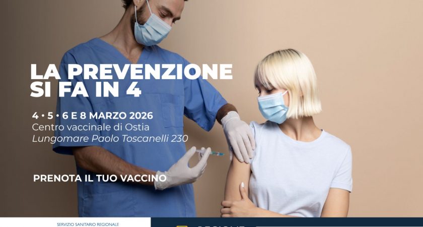 ASL Roma 3; Quattro Giornate della Prevenzione dedicate alle vaccinazioni