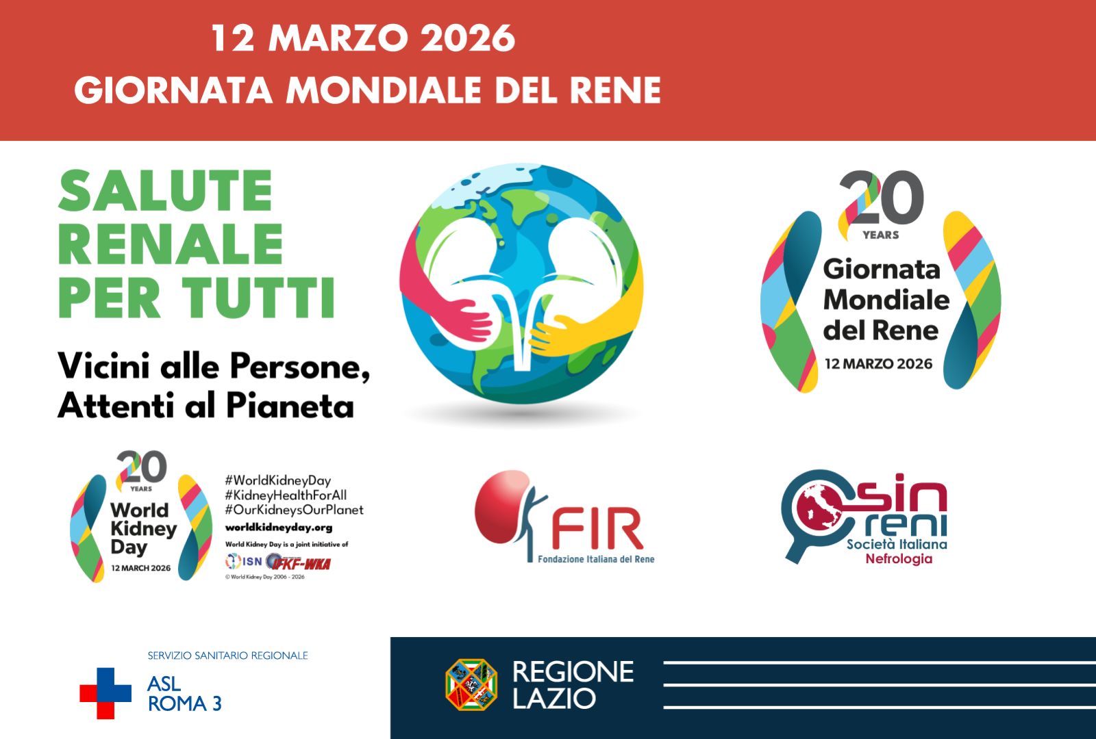 Giornata Mondiale del Rene, il 12 marzo al Grassi esami e screening gratuiti