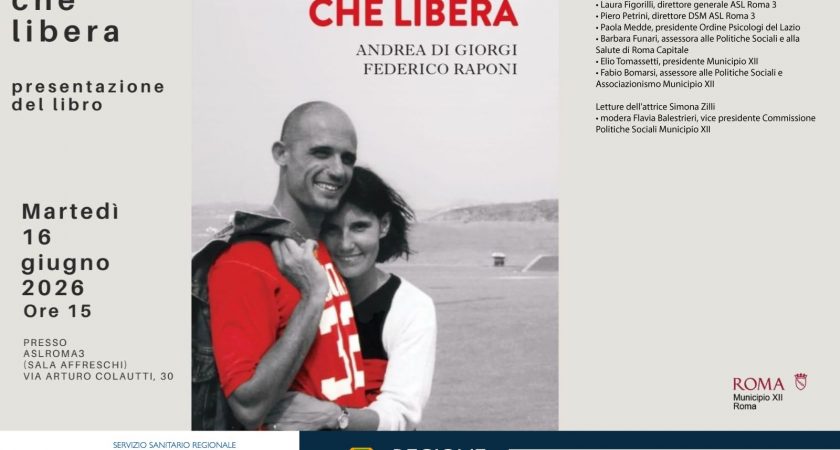 ASL Roma 3; Martedì 16 giugno la presentazione del libro “L’amore che libera”