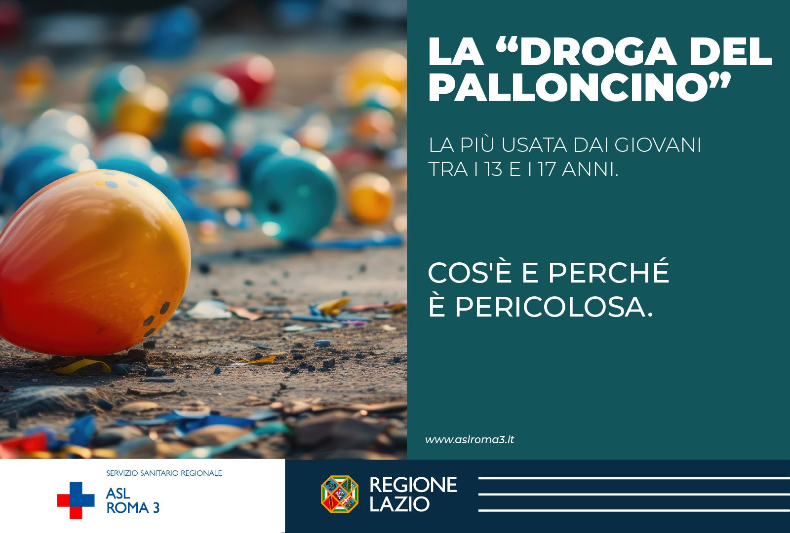 Il protossido d’azoto, i pericoli della droga di moda tra i 13 e i 17 anni