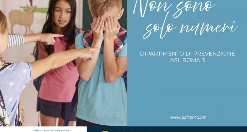ASL Roma 3, “Non sono solo numeri” la campagna social per combattere il disagio giovanile