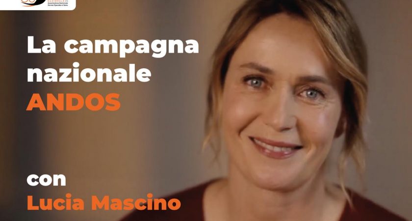 Tumore al seno: ANDOS lancia la campagna nazionale per lo screening gratuito con Lucia Mascino